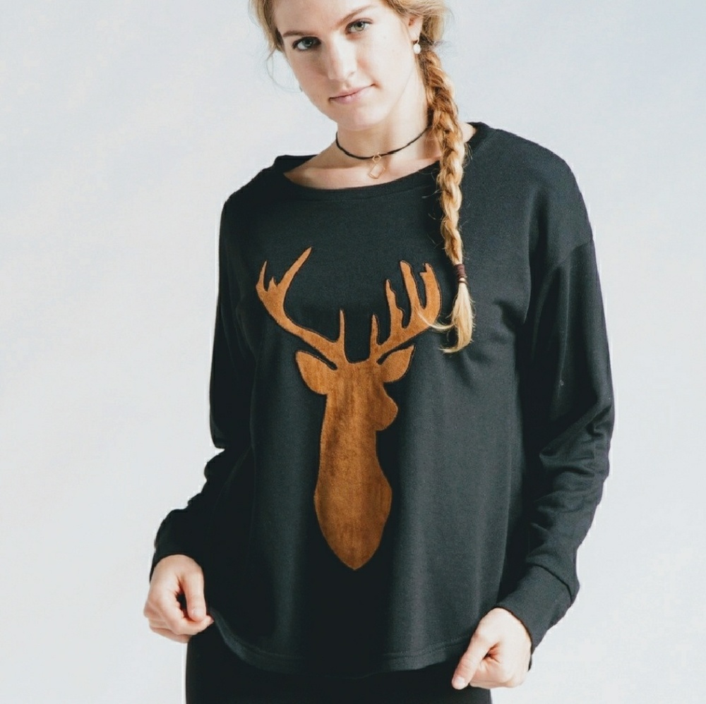 Deer Patch Sweatshirt